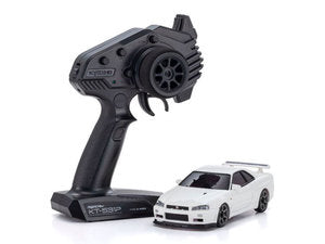Kyosho MINI-Z AWD MA-020 Series Readyset Nissan Skyline GT-R V.spec II Nur (R34) White -  - HRP Distributing, Inc.