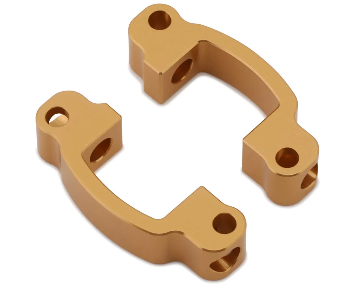 ST Racing Concepts Redcat Lowrider CNC-Machined Aluminum Caster Blocks (+6 Deg) (Gold) (2) -  - AMain Distributing