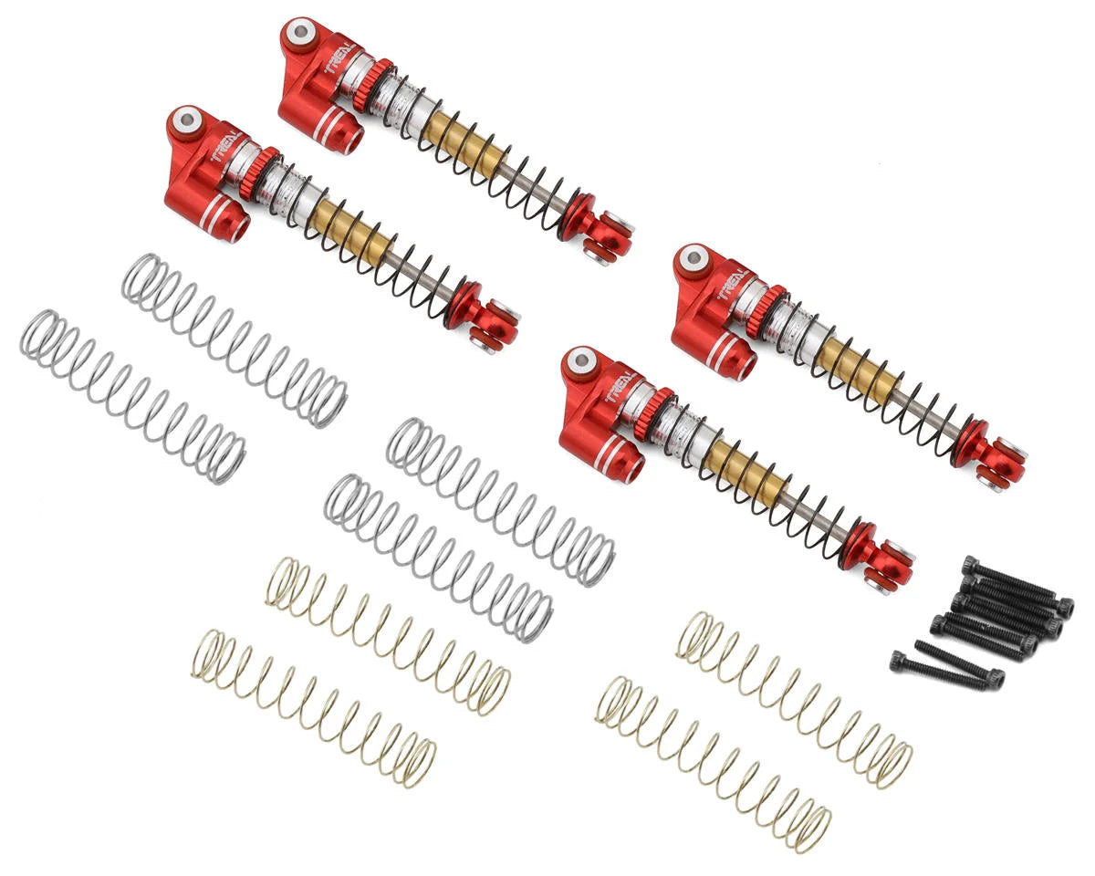 Treal Hobby Axial SCX24 Aluminum Long Travel Threaded Shocks (4) (43mm)