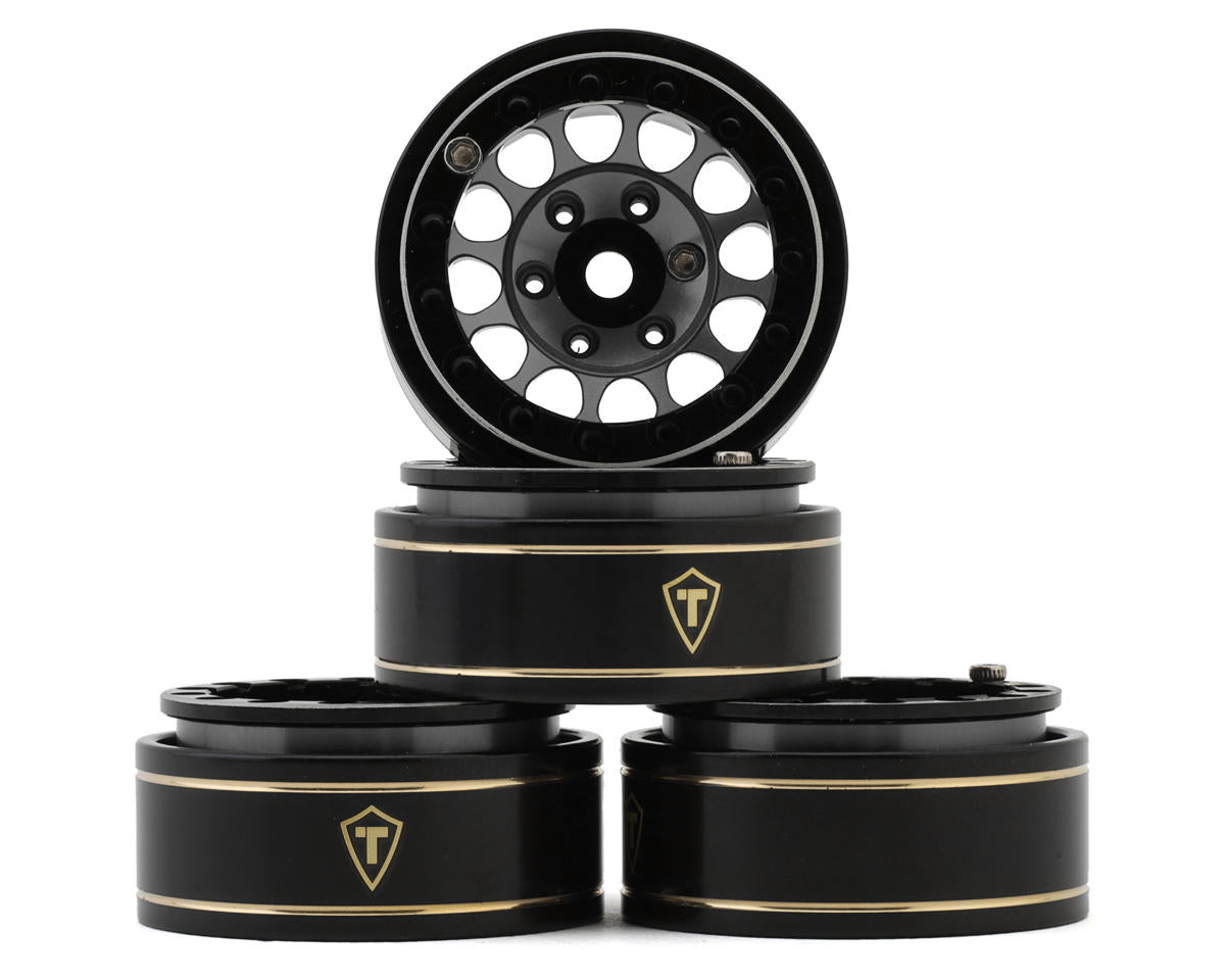 Treal Hobby Type I 1.0" Classic 12-Spoke Beadlock Wheels (4) (27.2g) -  - AMain Distributing