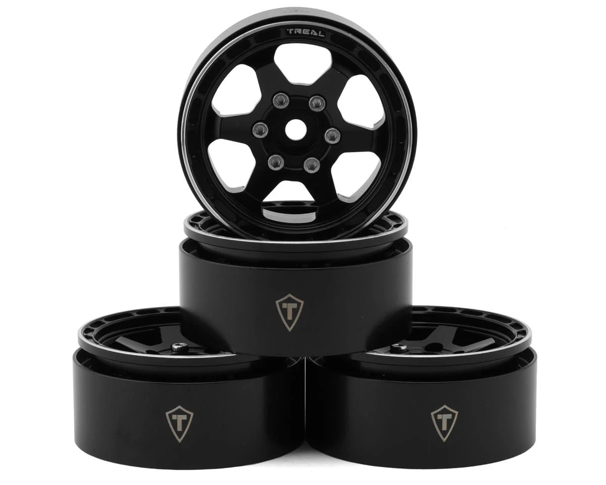 Treal Hobby Type H 1.9" 6-Spoke Beadlock Wheels (4) -  - AMain Distributing