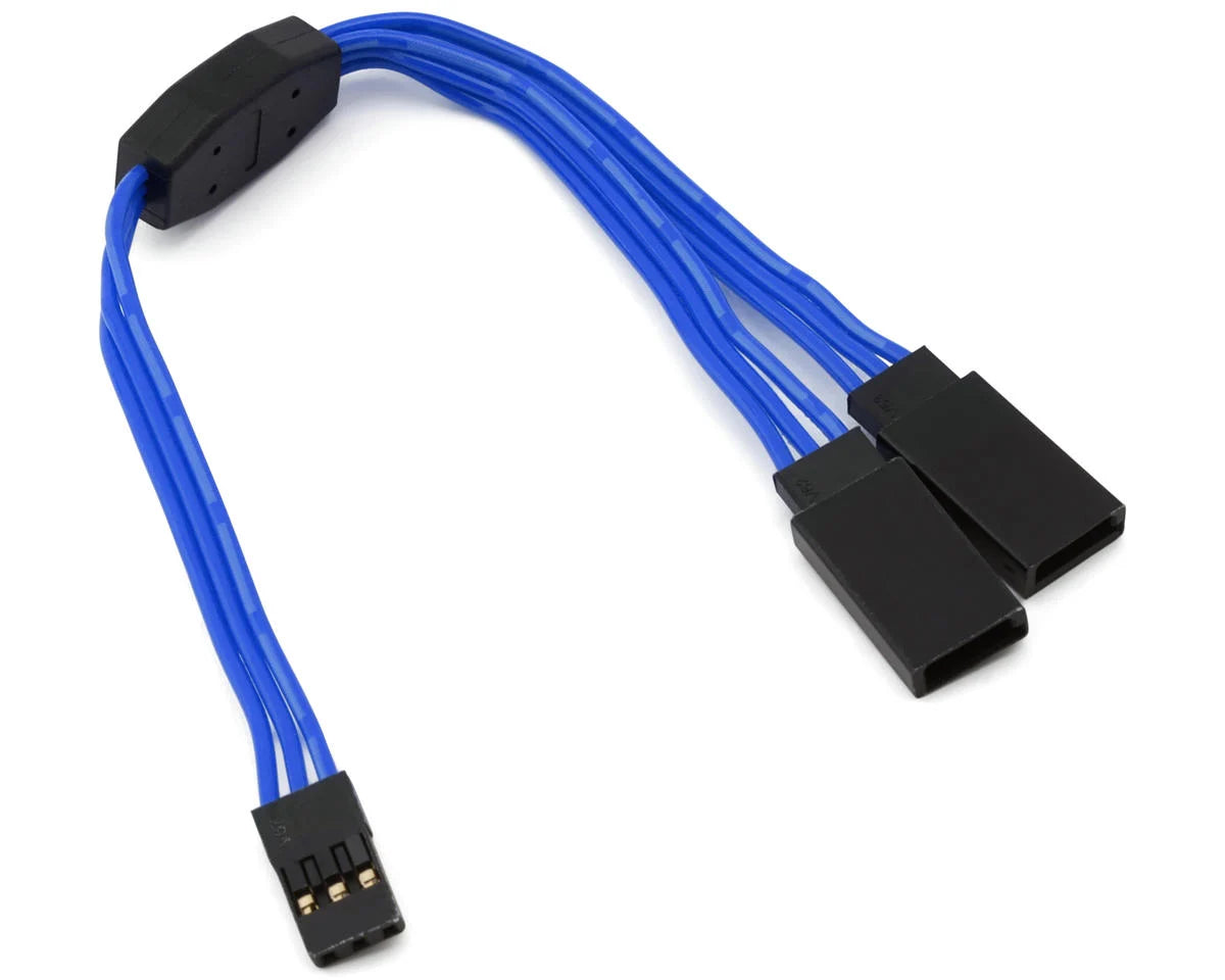 Yeah Racing 60-Core Y-Harness High Current Servo Extension Lead  (JR/Futaba Plug) (150mm) -  - AMain Distributing