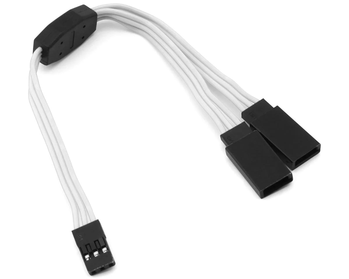 Yeah Racing 60-Core Y-Harness High Current Servo Extension Lead  (JR/Futaba Plug) (150mm) -  - AMain Distributing