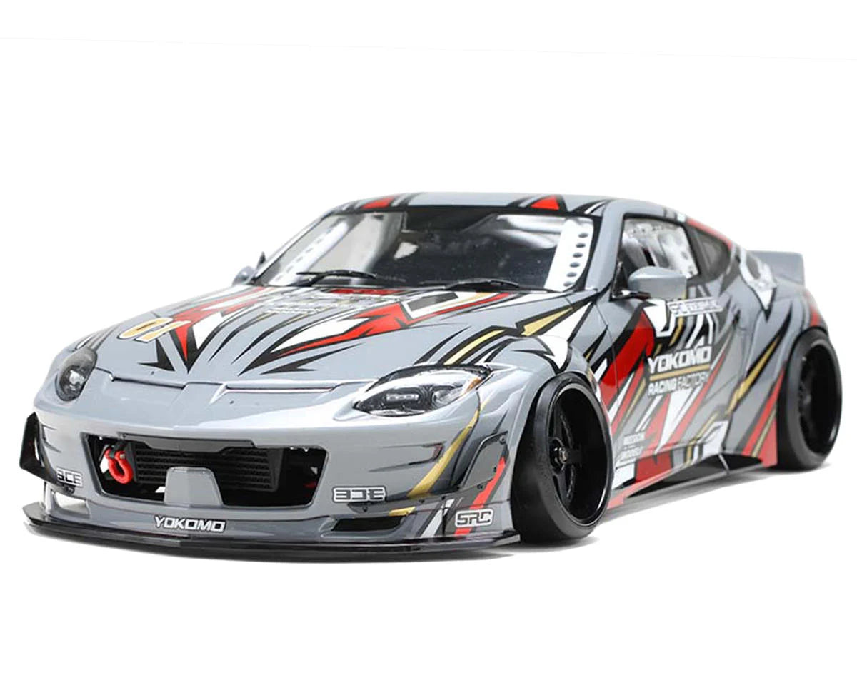 Yokomo Pandem Nissan Fairlady Z RZ34 Drift Body w/Light Bracket & Spoiler (Clear) -  - AMain Distributing