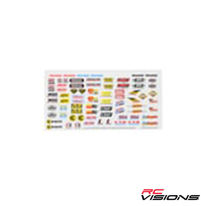 Traxxas Racing Sponsors Decal Sheet - Remote Control Toys - Traxxas