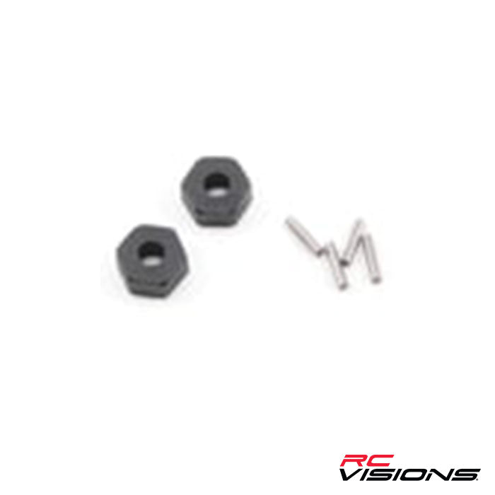 Traxxas 12mm Hex Stub Axle Pin & Collar Set - Remote Control Toys - Traxxas
