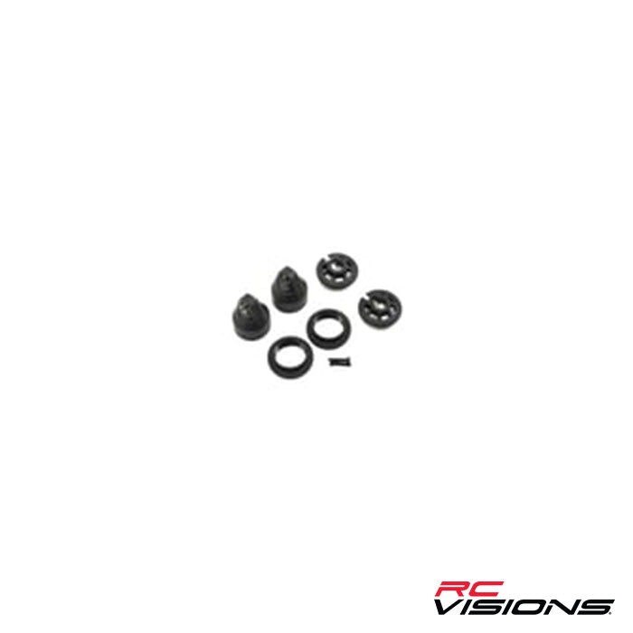 Traxxas X-Maxx GTX Shock Cap, Spring Collar & Adjuster Nut (2) - Remote Control Toys - Traxxas
