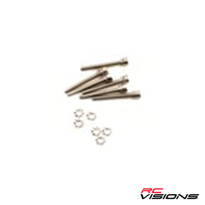 Traxxas Screws, 3x28mm cap-head machine (hex drive) (6)/ 3x6mm ELW (6) - Remote Control Toys - Traxxas