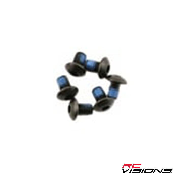 Traxxas 4x6mm Button Head Machine Screws (6) - Remote Control Toys - Traxxas
