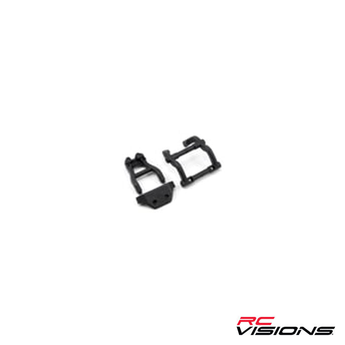 Traxxas Wheelie Bar Mount/Rear Skidplate Set (Black) - Remote Control Toys - Traxxas