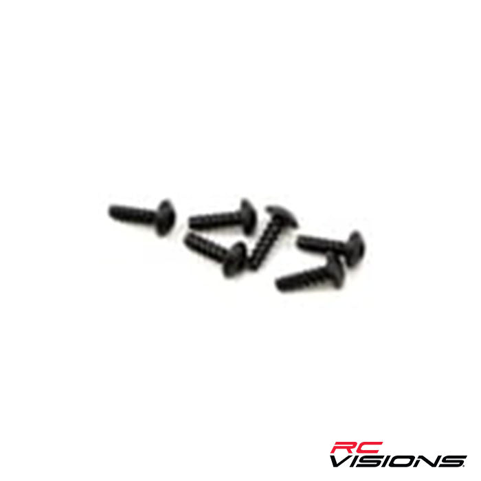 Traxxas 2.5x8mm Button Head Hex Plastic Screws (6) - Remote Control Toys - Traxxas