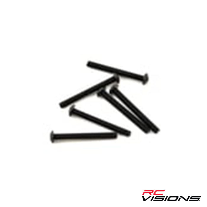 Traxxas 3x27mm Button Head Machine Hex Screws (6) - Remote Control Toys - Traxxas