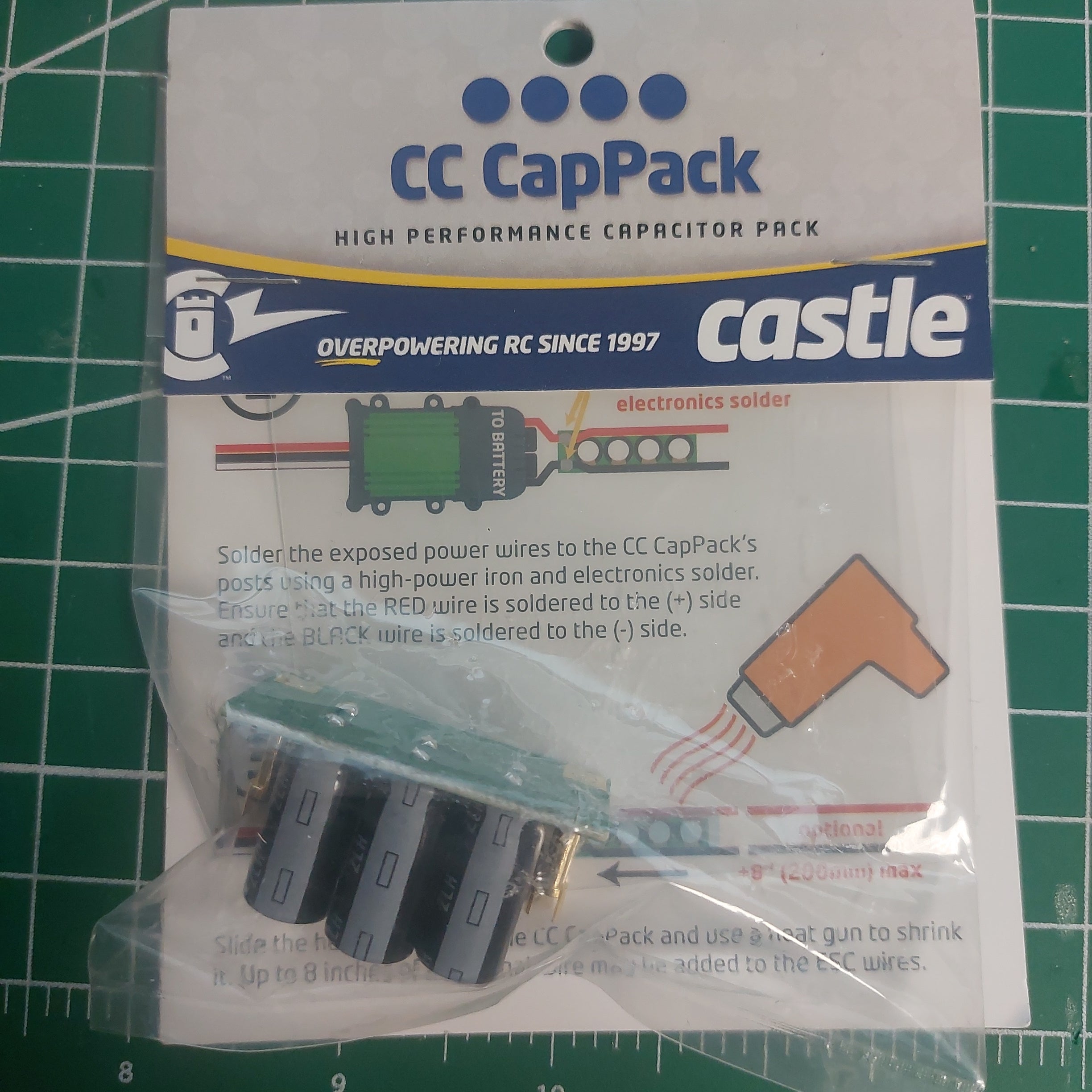 Castle Creations Capacitor Pack, 8S MAX (35V), 1680UF -  - Castle Creations
