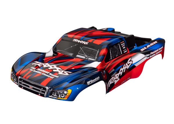 TRAXXAS Slash body (painted, decals applied) -  - Traxxas