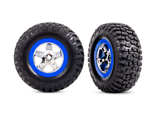 Traxxas Front Tires & wheels, assembled, glued TRA5869A -  - Traxxas