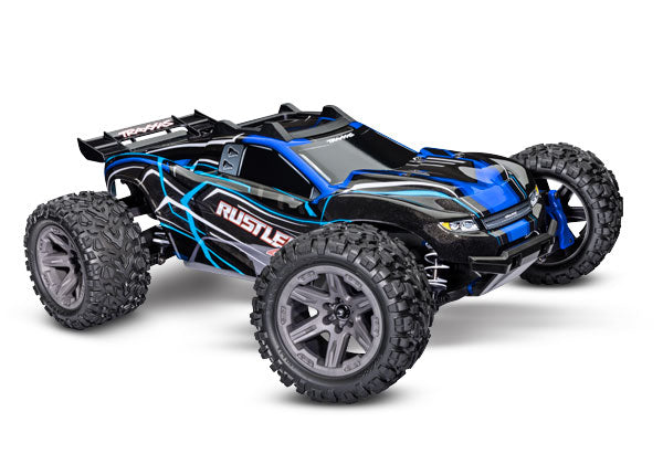 Traxxas Rustler 4X4 BL2 Brushless: 1/10-scale 4WD Stadium Truck with TQ™ 2.4GHz radio system -  - Traxxas