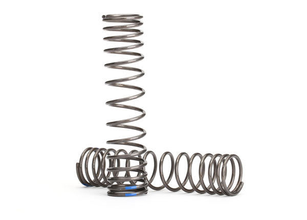 Traxxas Unlimited Desert Racer GTR Front Shock Spring (Blue) (2) -  - Traxxas
