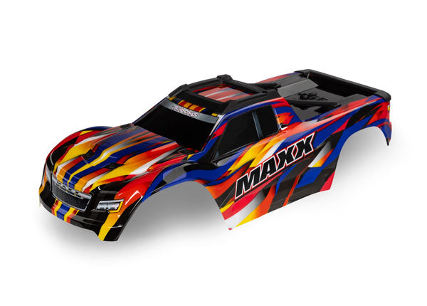TRAXXAS Body, Maxx®, yellow (painted, decals applied) (fits Maxx® with extended chassis (352mm wheelbase) -  - Traxxas