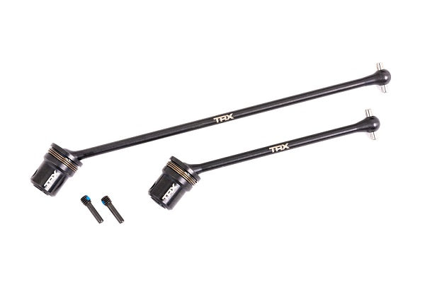 Traxxas  Driveshafts, center, assembled (steel constant-velocity), front (1)/ rear (1) (fits Sledge®) - Parts - Traxxas