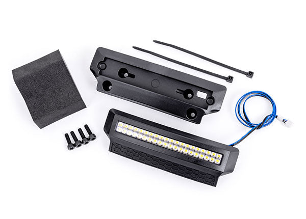 TRAXXAS Bumper, front (body) (with LED lights)/ bumper mount (fits #9511 body) -  - Traxxas