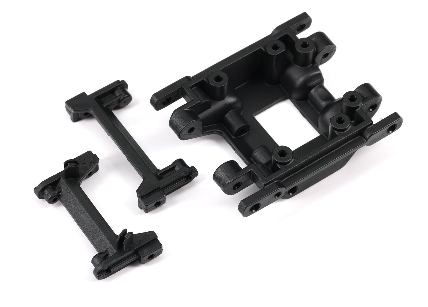 TRAXXAS TRX4M  Skidplate, center/ bumper mount, front/ bumper mount, rear -  - Traxxas