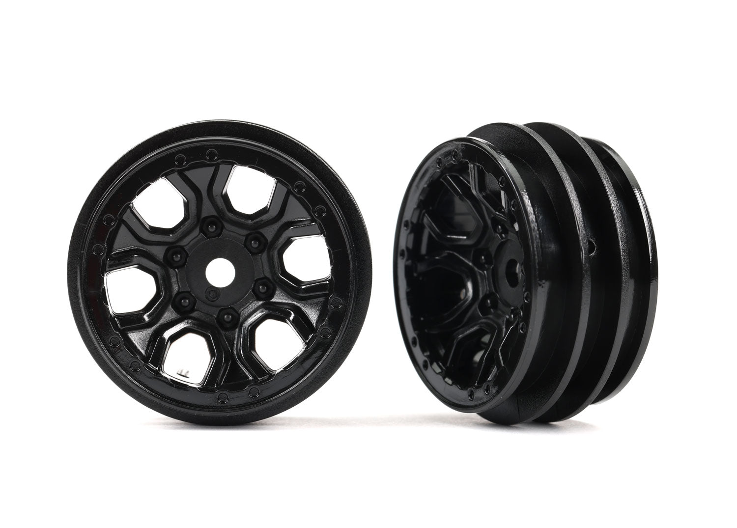 TRAXXAS TRX4M Wheels, 1.0' (black) (2) -  - Traxxas