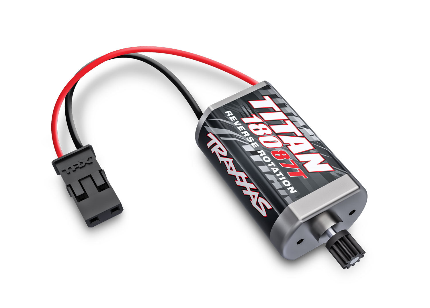TRAXXAS TRX4M  Motor, Titan® 87T (87-turn, 180 size)/ pinion gear, 11-tooth (metal) -  - Traxxas