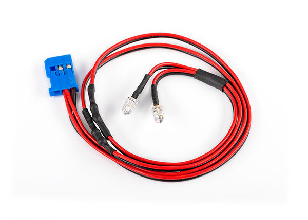 TRAXXAS TRX4M Wire harness, LED lights (front)/ zip ties (2) -  - Traxxas