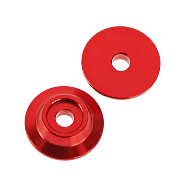 Arrma Aluminum Wing Buttons (Red) (2) -  - Horizon Hobbies, Inc.