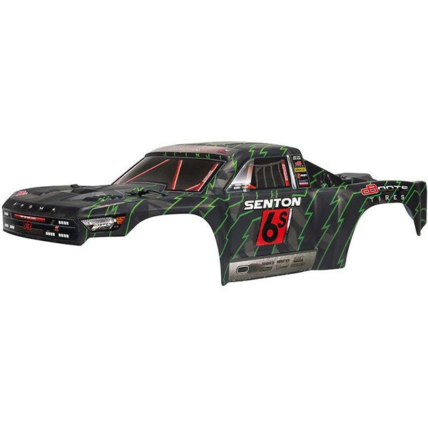 Arrma Painted Body, Black/Green: Senton 6S BLX - Body - Horizon Hobbies, Inc.