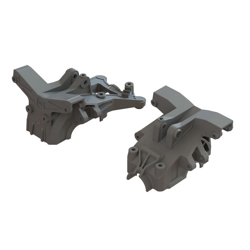 Arrma Infraction Mega/Vendetta 3S BLX Upper Gearbox Covers & Shock Tower (2) -  - Horizon Hobbies, Inc.