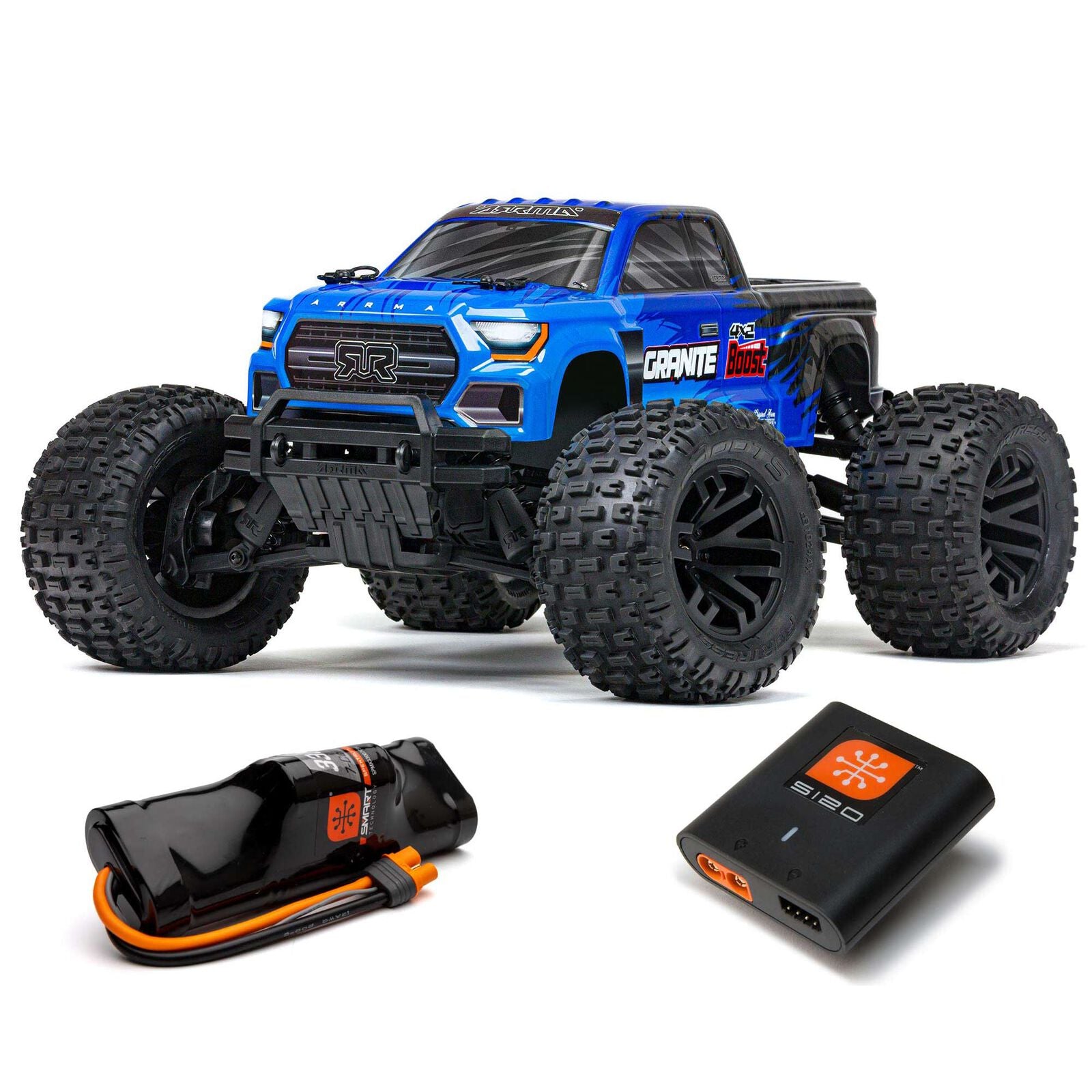 Arrma Granite 4X2 BOOST 1/10 Electric RTR Monster Truck w/SLT2 2.4GHz Radio, Battery & Charger -  - Horizon Hobbies, Inc.