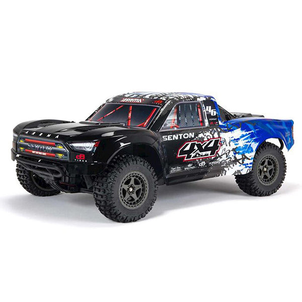 Arrma Senton 4X4 V3 3S BLX 1/10 RTR Brushless Short Course Truck w/Spektrum SLT3 2.4GHz Radio - RC Car - Horizon Hobbies, Inc.