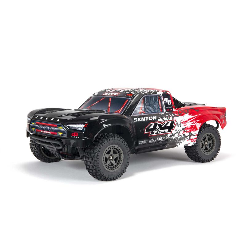 Arrma Senton 4X4 V3 3S BLX 1/10 RTR Brushless Short Course Truck w/Spektrum SLT3 2.4GHz Radio - RC Car - Horizon Hobbies, Inc.