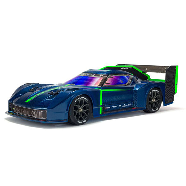 Arrma Vendetta 3S BLX Brushless 1/8 RTR Electric 4WD Speed Bash Racer w/DX3 2.4GHz Radio, Smart ESC & AVC - Body - Horizon Hobbies, Inc.