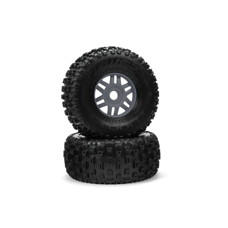 Arrma Mojave 6S BLX dBoots "Fortress" Pre-Mounted Tire Set (2) - Wheel/Tires - Horizon Hobbies, Inc.