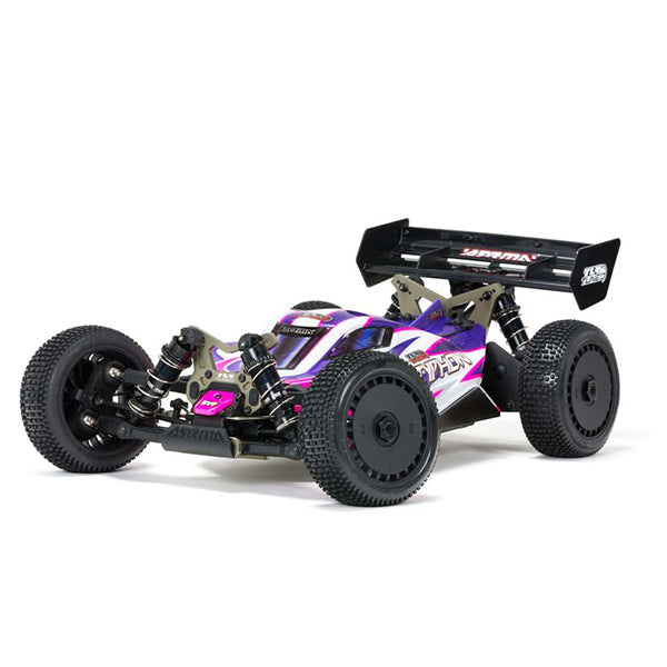 Arrma Typhon "TLR Tuned" 1/8 4WD Buggy Roller (Pink/Purple) - Remote Control Toys - Horizon Hobbies, Inc.