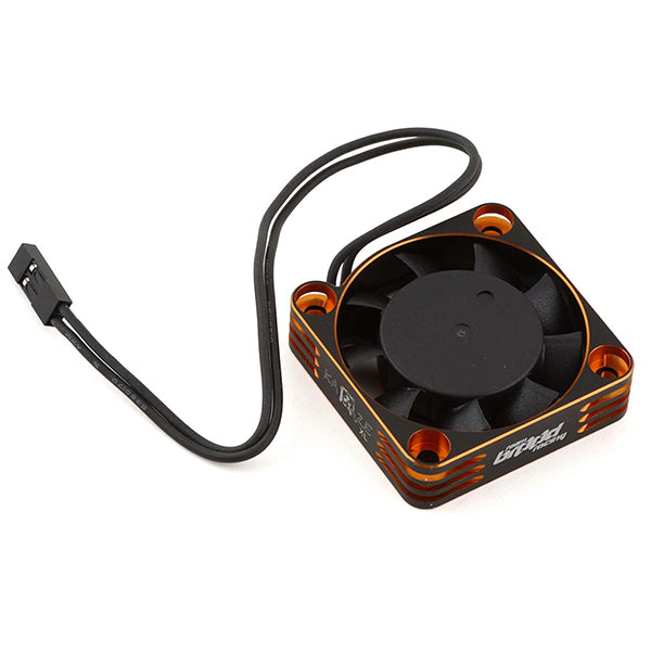Team Brood Kaze XL Aluminum 40mm HV High Speed Cooling Fan (Orange) - Parts - AMain Distributing
