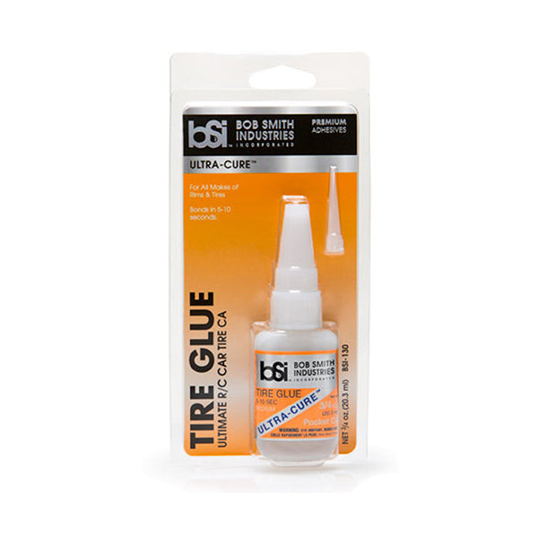 Bob Smith Industries ULTRA-CURE Medium CA Tire Glue w/Pin Cap (3/4oz) - Remote Control Toys - Bob Smith Industries