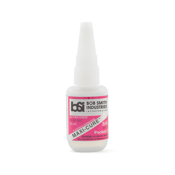 Bob Smith Industries MAXI-CURE POCKET Extra Thick CA w/Pin in Cap (3/4oz) - Remote Control Toys - Bob Smith Industries
