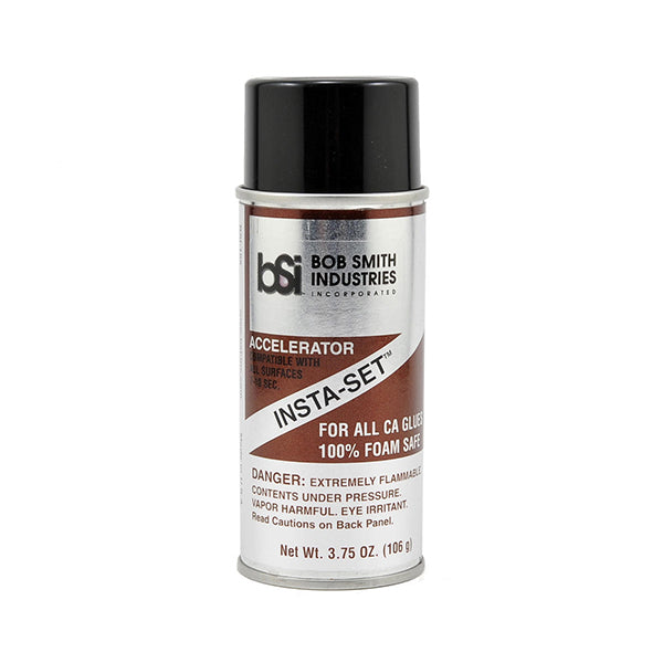 Bob Smith Industries INSTA-SET Foam Safe Accelerator Aerosol Spray (3.75oz) - Remote Control Toys - Bob Smith Industries