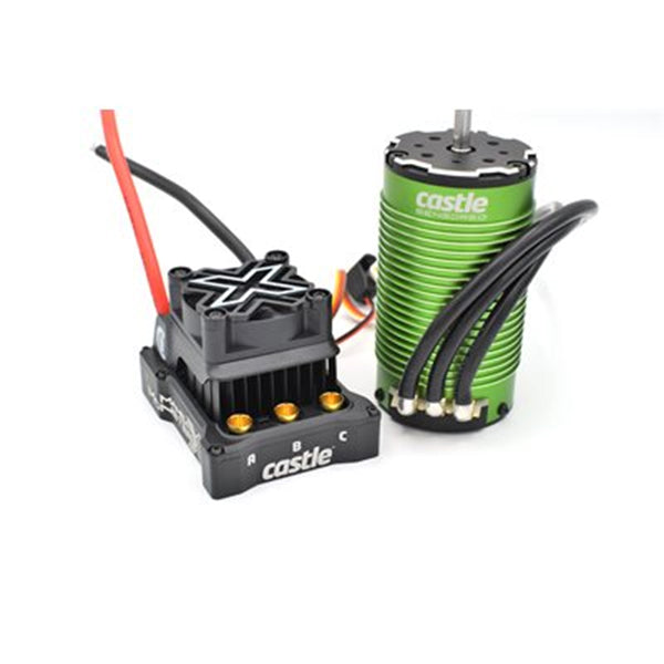 Castle Creations Mamba Monster X 8S 1/6 ESC/Motor Combo w/1717 Sensored Motor (1650kV) - Remote Control Toys - Castle Creations