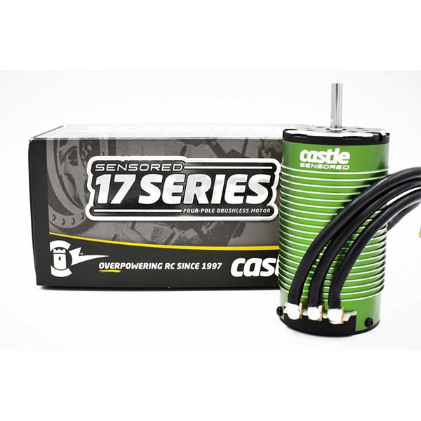 Castle Creations 1717 Sensored 4-Pole Brushless Motor (1650Kv) - Remote Control Toys - Horizon Hobbies, Inc.