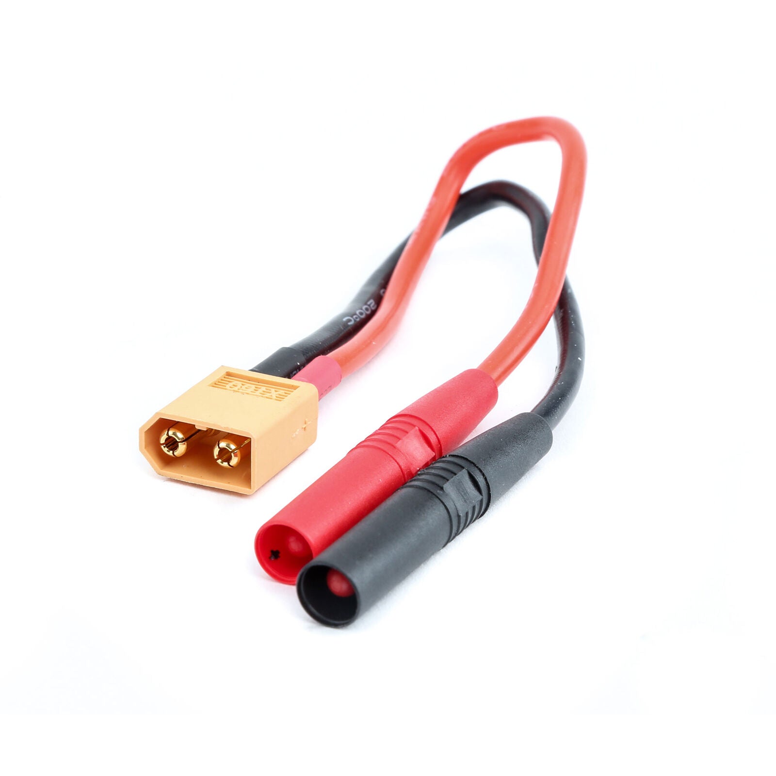 Dynamite Insulated Charge Adapter: Banana to XT60 Male - Accessories - Horizon Hobbies, Inc.
