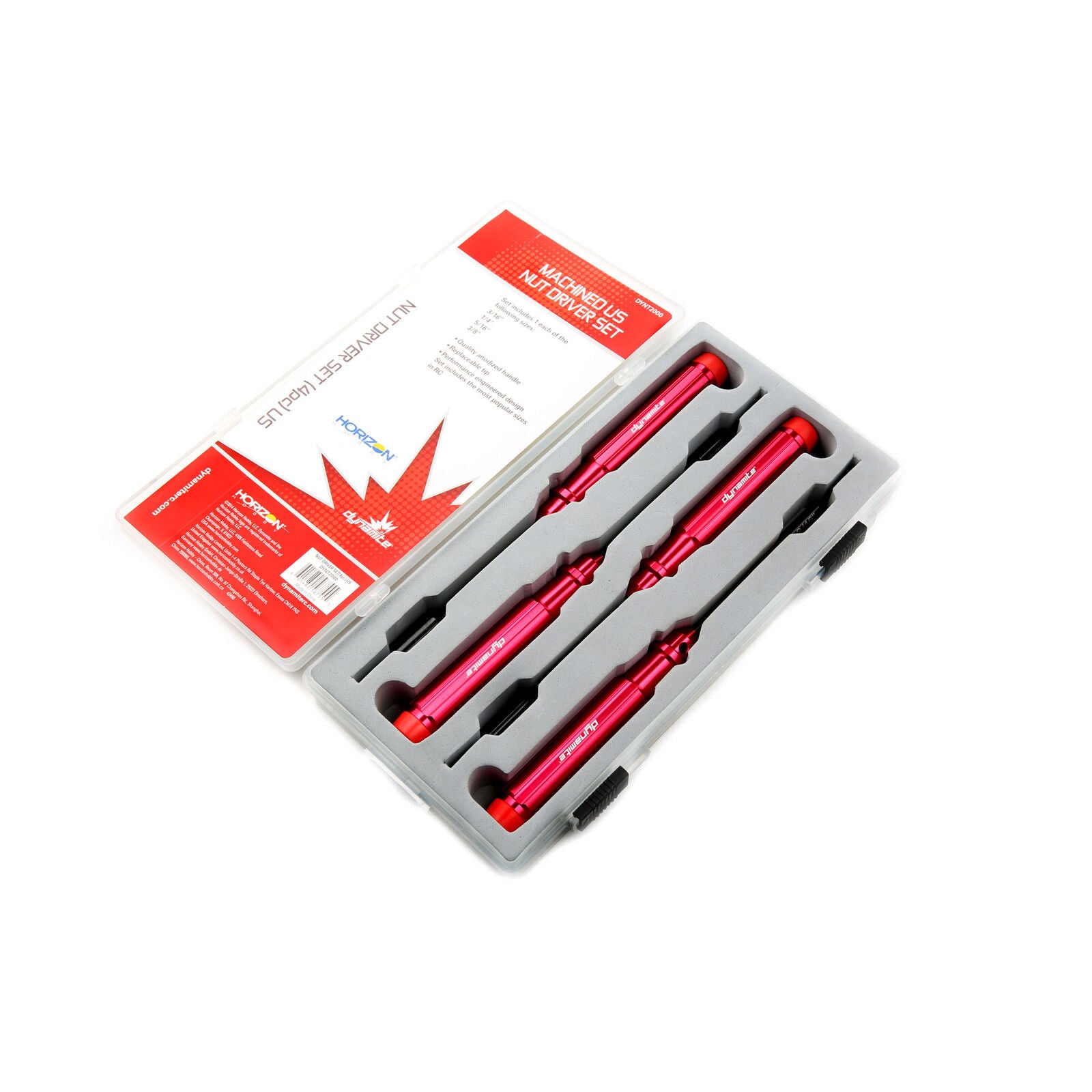 DYNAMIYE Machined Nut Driver Set (4 pc), US -  - Horizon Hobbies, Inc.