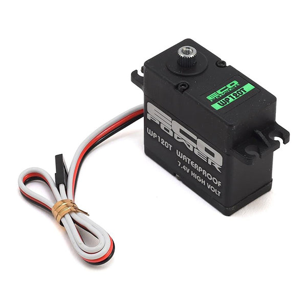 EcoPower WP120T Coreless Waterproof High Torque Metal Gear Digital Servo (High Voltage) - Servo - AMain Distributing