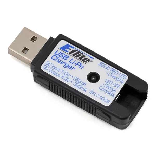 E-flite USB 1S LiPo Battery Charger - Remote Control Toys - Horizon Hobbies, Inc.