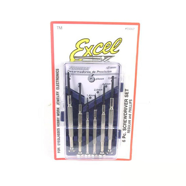 Excel 6-Piece Jeweler Screwdriver Set - Remote Control Toys - Horizon Hobbies, Inc.