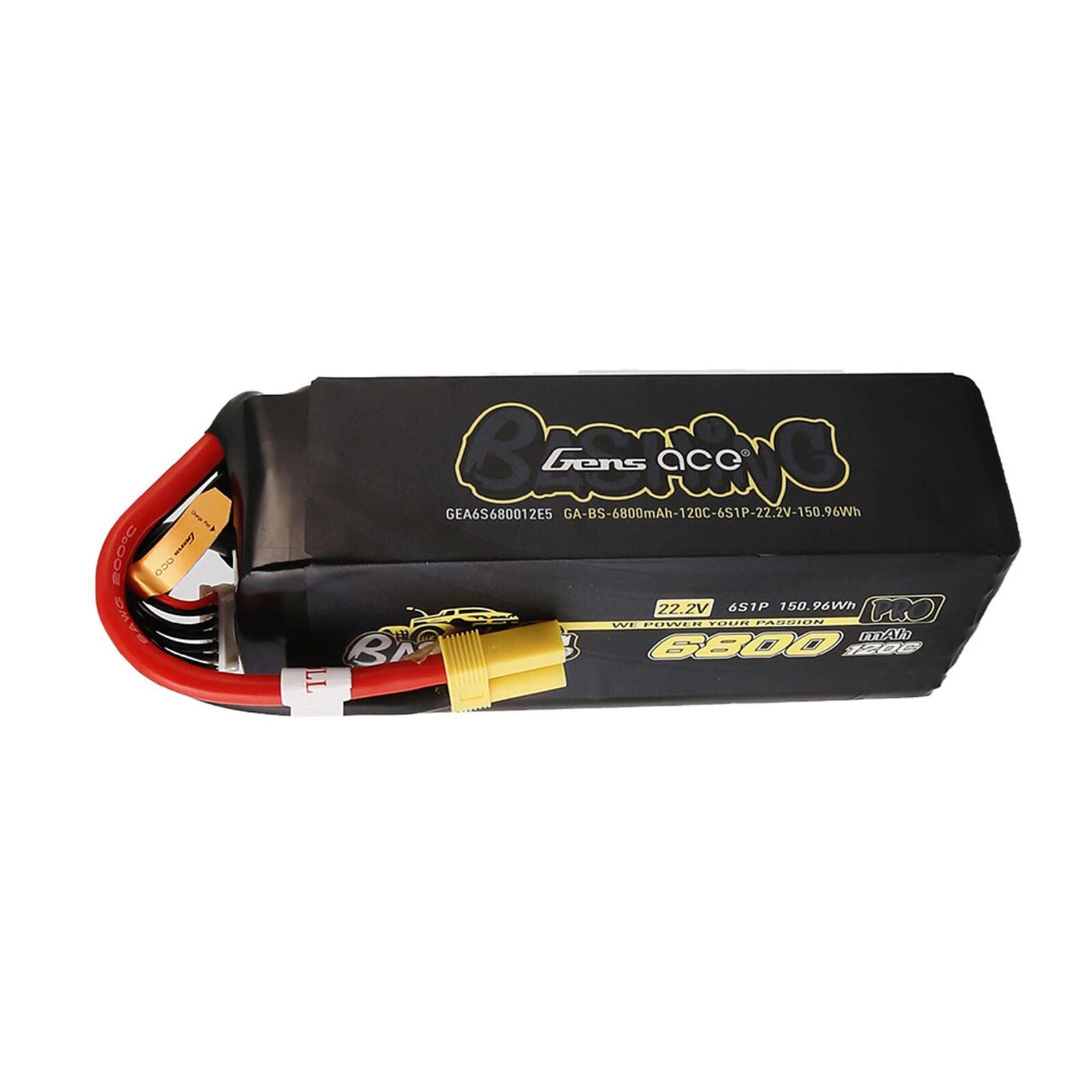 Gens Ace Bashing Pro LiPo Battery Pack  w/EC5 Connector -  - Horizon Hobbies, Inc.