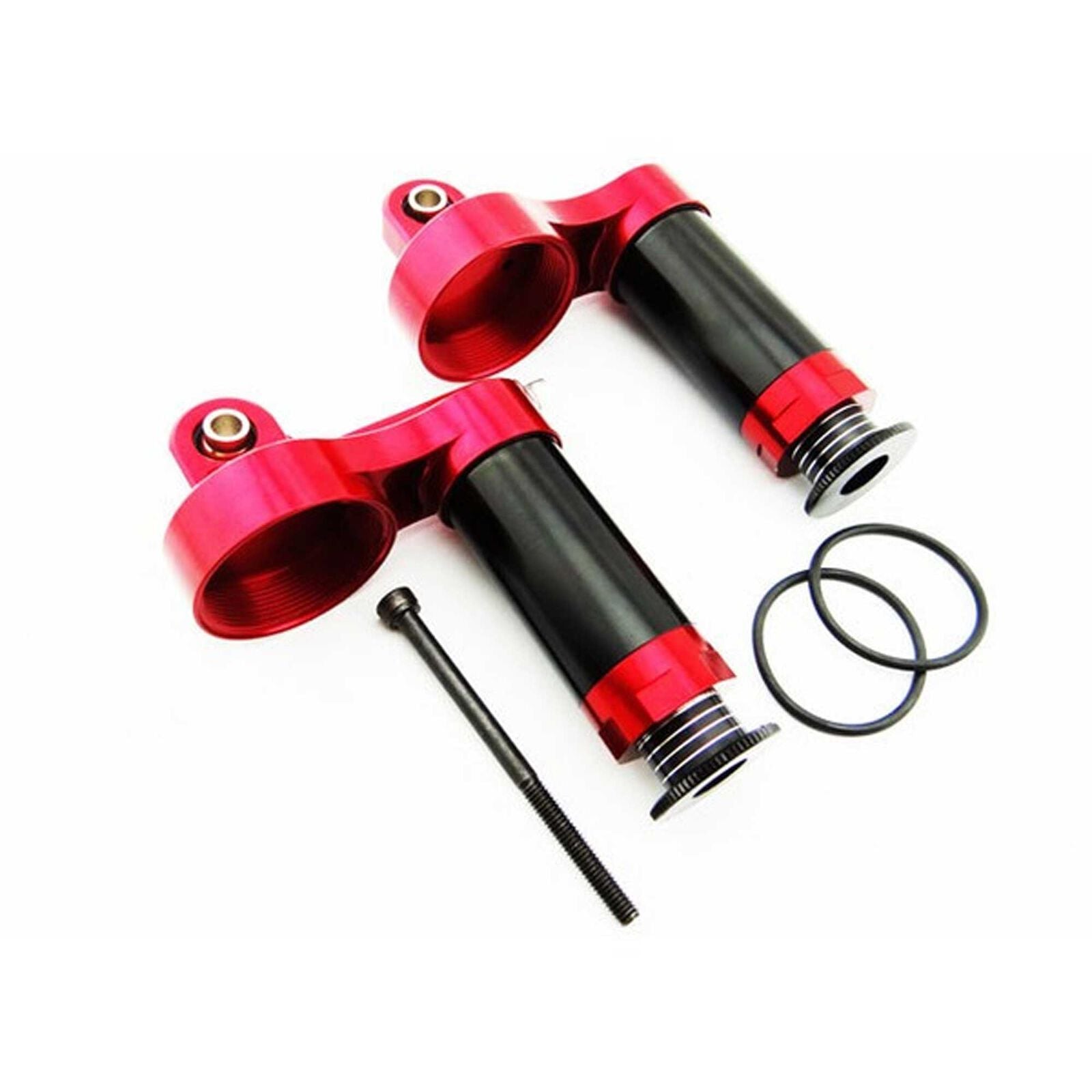 HOTRACING Red Aluminum Reservoir Shock Upgrade Kit: Losi DBXL (2) -  - Horizon Hobbies, Inc.